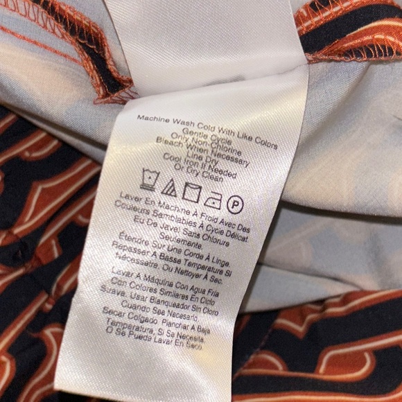 Stylish Black and Orange monogram Patterned women Pants - Picture 7 of 17